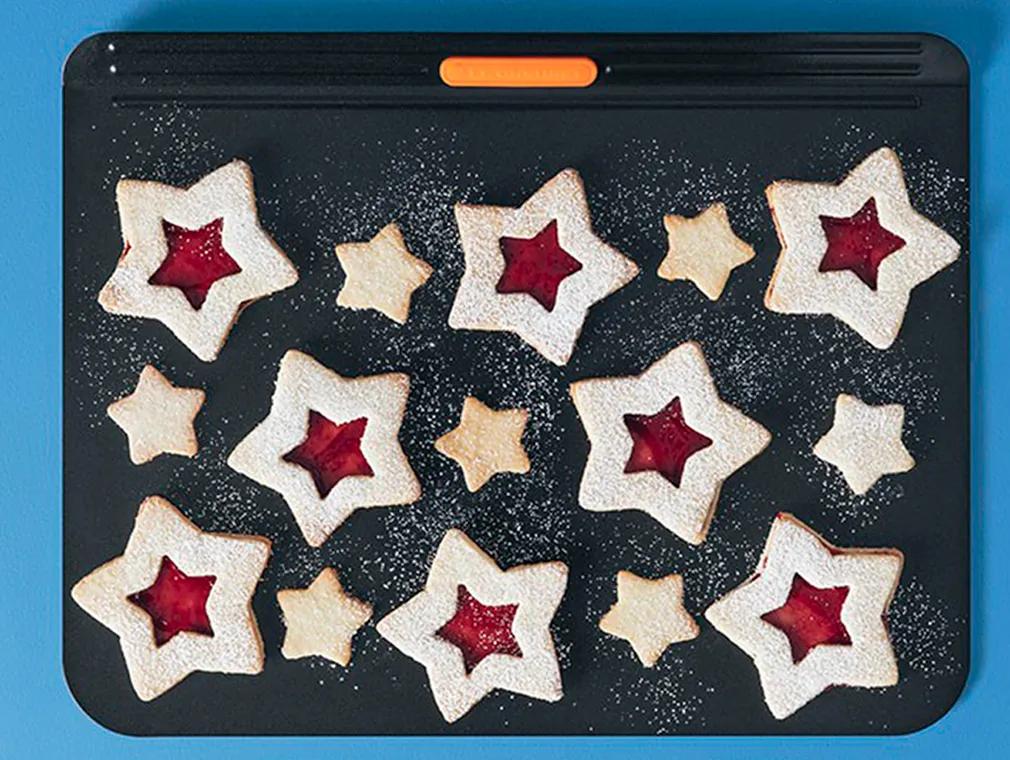 Jam Filled Shortbread Cookies