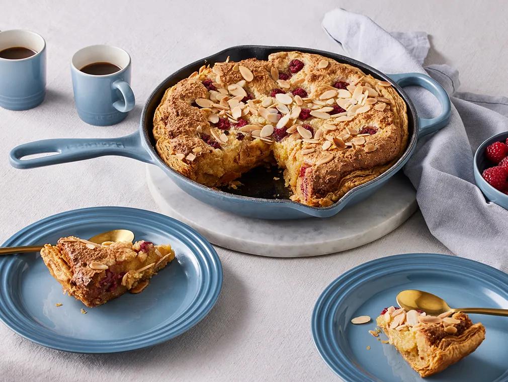 Almond and Raspberry Skillet Tart