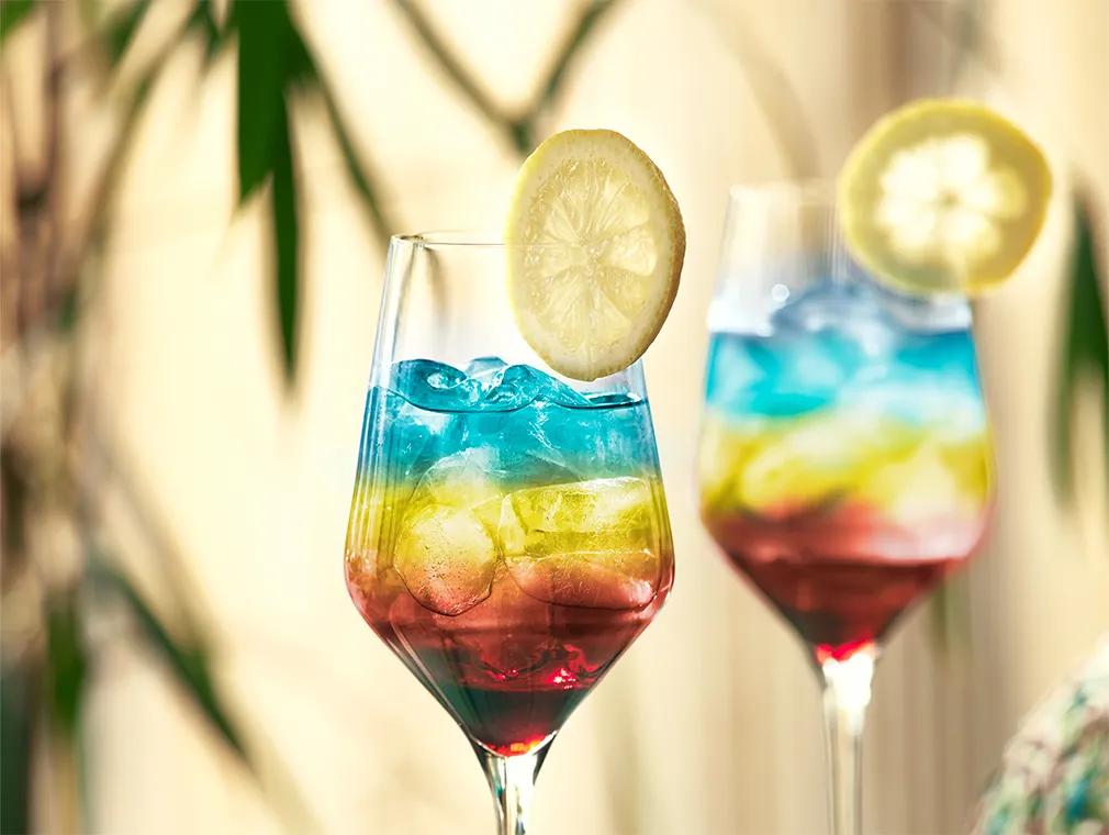 Rainbow Paradise Cocktail