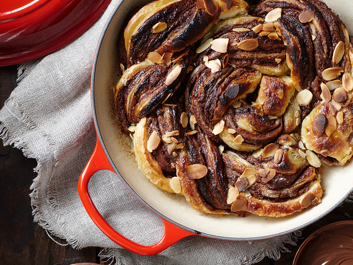 Braided Nutella Wreath