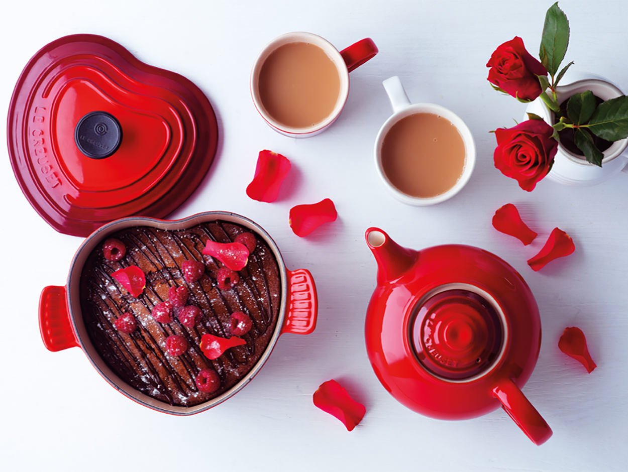 Rose Petal Chocolate Raspberry Cake