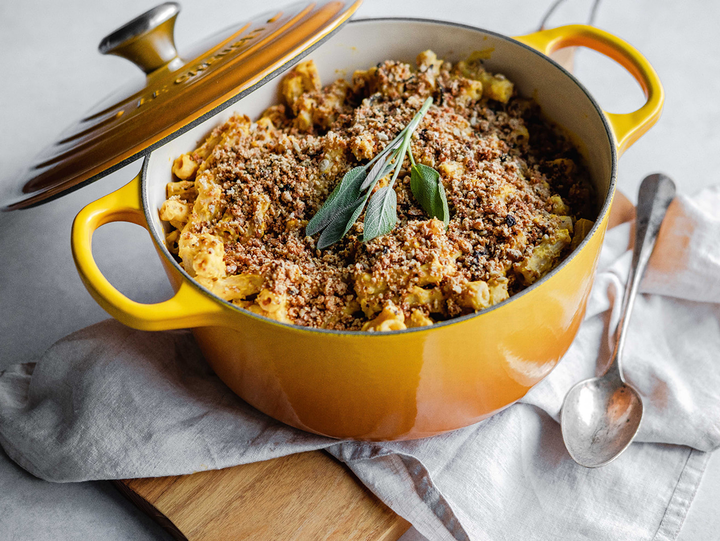 Beaming Butternut Mac & Cheese