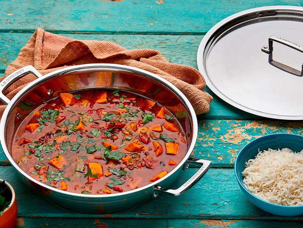 Sweet Potato & Smokey Pepper Gumbo