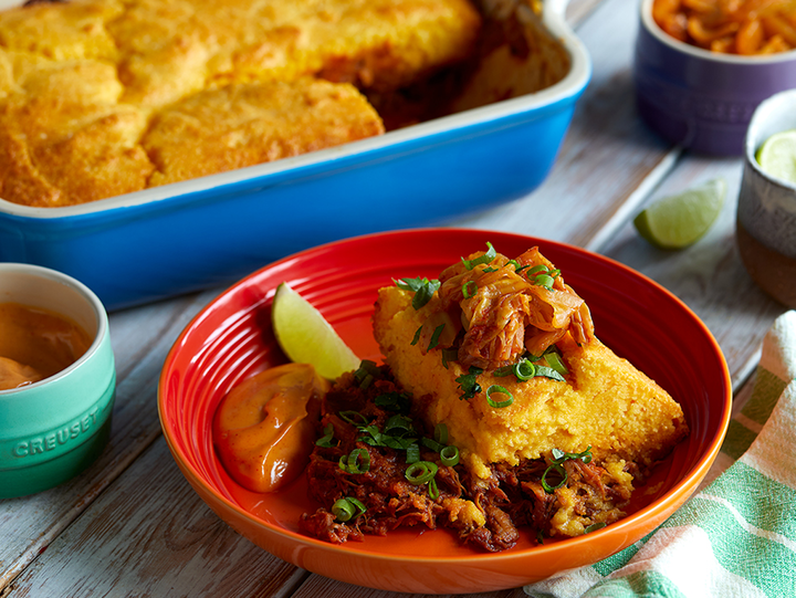 Korean Pulled Pork With Cornbread